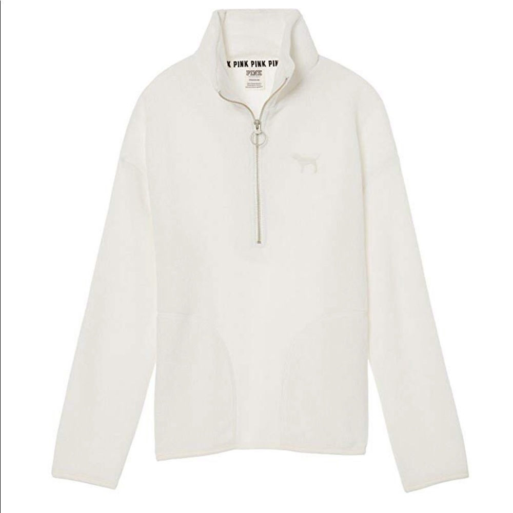 Stadium Half-Zip PINK Victoria Secret